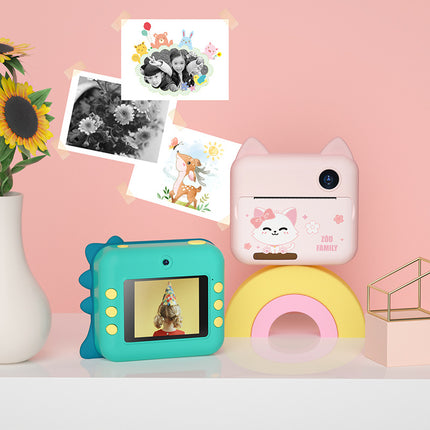 Kids Printable Digital Camera – 1080P Children’s Dual-Lens Camera with Instant Thermal Printing & Accessories