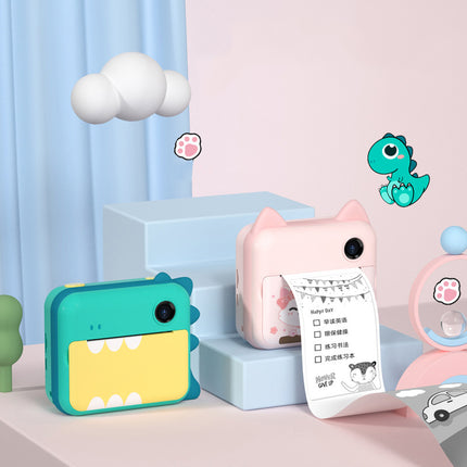 Kids Printable Digital Camera – 1080P Children’s Dual-Lens Camera with Instant Thermal Printing & Accessories