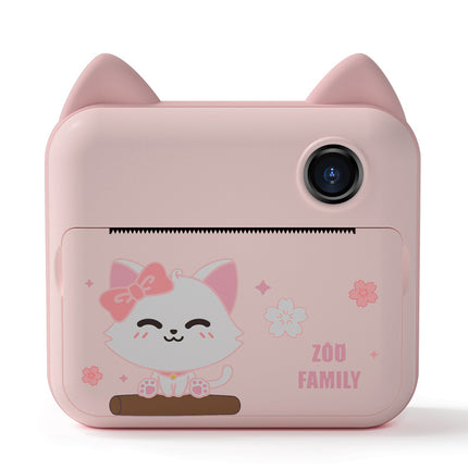 Kids Printable Digital Camera – 1080P Children’s Dual-Lens Camera with Instant Thermal Printing & Accessories