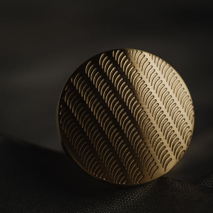 Men’s Black & Gold French Cufflinks – Luxury Steel Cuff Studs for Business & Formal Wear
