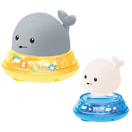 Water Spray Whale Bath Toy with Electric Lights and Music