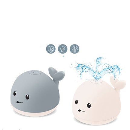 Water Spray Whale Bath Toy with Electric Lights and Music
