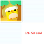 Yellow 32GB SD card