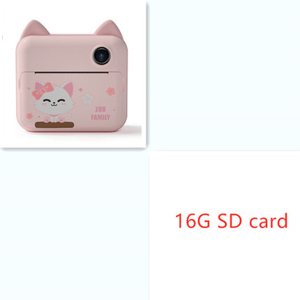 Kids Printable Digital Camera – 1080P Children’s Dual-Lens Camera with Instant Thermal Printing & Accessories