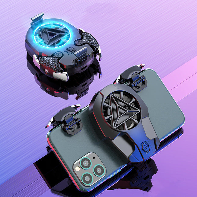 Mobile Gaming Cooler with Trigger Buttons – Turbo Fan Heat Sink