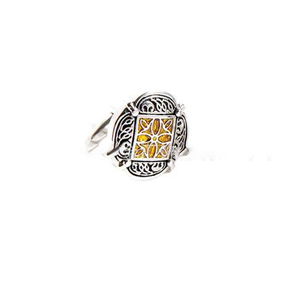 Vintage Square Copper Men's Cufflinks