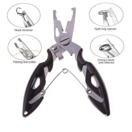 Stainless Steel Fishing Grip & Scissors Set – Multi-Tool Accessory Kit
