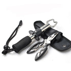 Stainless Steel Fishing Grip & Scissors Set – Multi-Tool Accessory Kit
