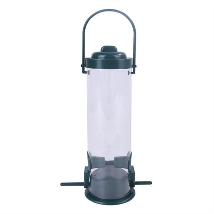 Pet Bird Feeder – Hanging Plastic Feed Station & Outdoor Garden Food Dispenser