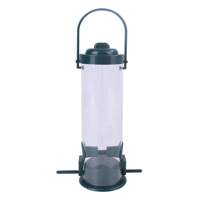 Pet Bird Feeder – Hanging Plastic Feed Station & Outdoor Garden Food Dispenser