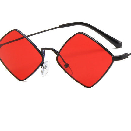 Trendy Mirror Gradient UV400 Metal Frame Sunglasses