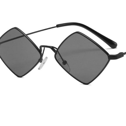 Trendy Mirror Gradient UV400 Metal Frame Sunglasses