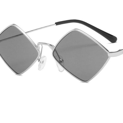 Trendy Mirror Gradient UV400 Metal Frame Sunglasses