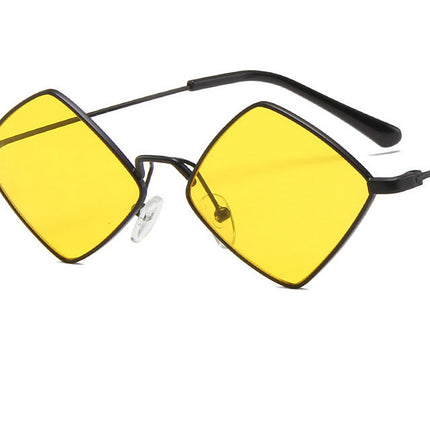 Trendy Mirror Gradient UV400 Metal Frame Sunglasses