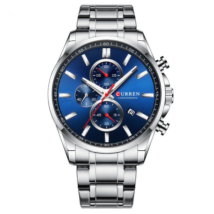 Quartz Sports Watch with Spiral Crown