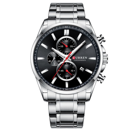 Quartz Sports Watch with Spiral Crown