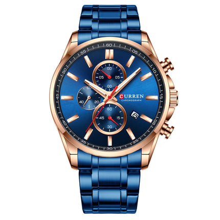 Quartz Sports Watch with Spiral Crown