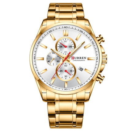 Quartz Sports Watch with Spiral Crown