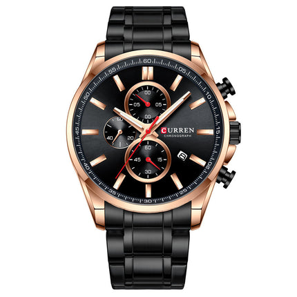 Quartz Sports Watch with Spiral Crown
