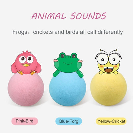 Interactive Sound Cat Toy Ball – Touch-Activated with Optional Catnip Slot