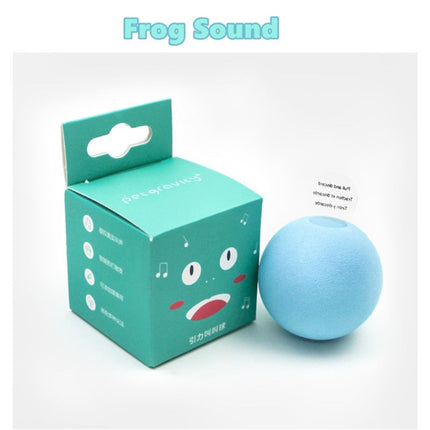 Interactive Sound Cat Toy Ball – Touch-Activated with Optional Catnip Slot