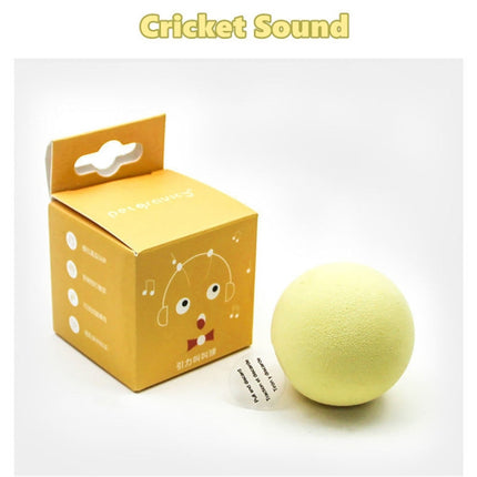 Interactive Sound Cat Toy Ball – Touch-Activated with Optional Catnip Slot