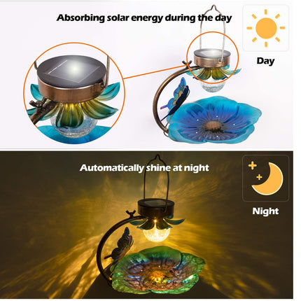 Crackle Ball Solar Bird Feeder