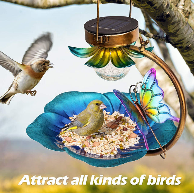 Crackle Ball Solar Bird Feeder