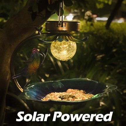 Crackle Ball Solar Bird Feeder