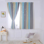 Rainbow Star-Cutout Blackout Curtain – 3-Layer Thermal Insulated Girls’ Room Window Panel