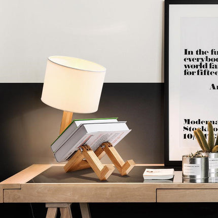 Modern Fabric LED Table Lamp – Minimalist Style
