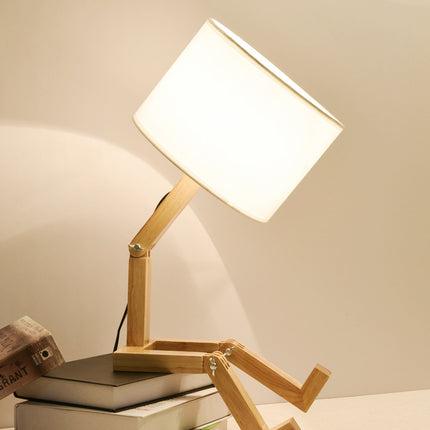 Modern Fabric LED Table Lamp – Minimalist Style