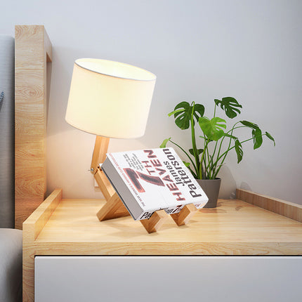 Modern Fabric LED Table Lamp – Minimalist Style