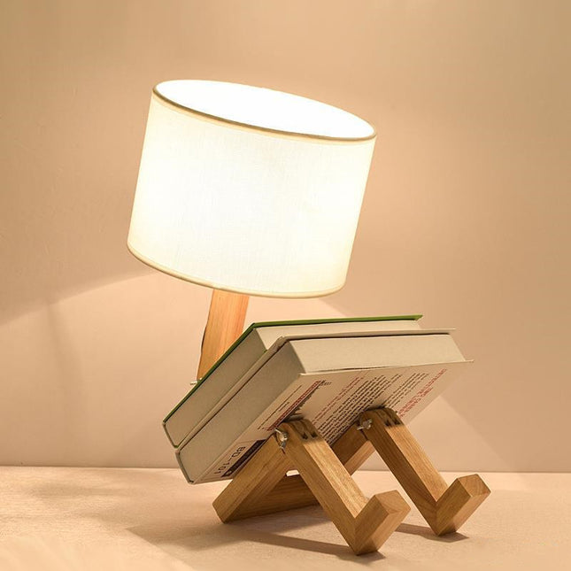 Modern Fabric LED Table Lamp – Minimalist Style