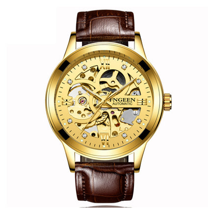 Men's Business Mechanical Watch with Stainless Steel Strap
