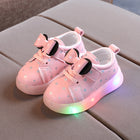 Girls' Casual Sneakers with Velcro Closure