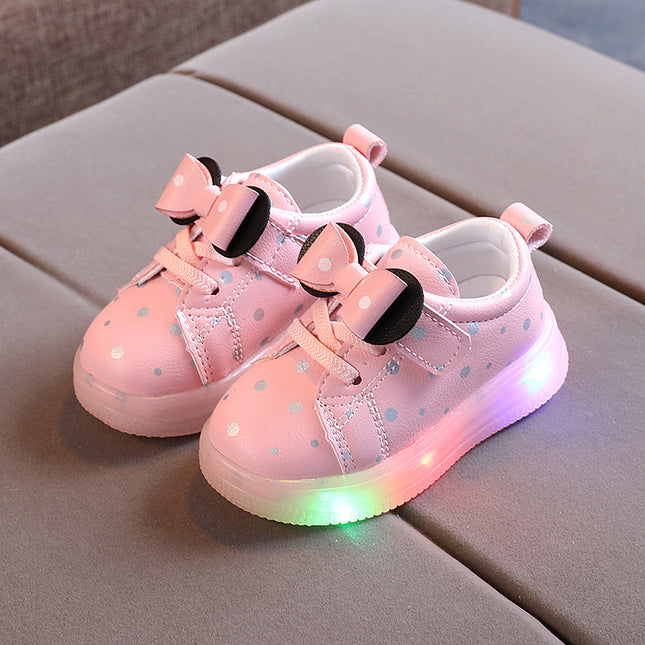 Girls' Casual Sneakers with Velcro Closure
