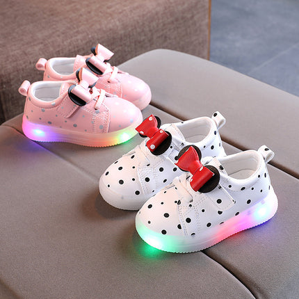 Girls' Casual Sneakers with Velcro Closure
