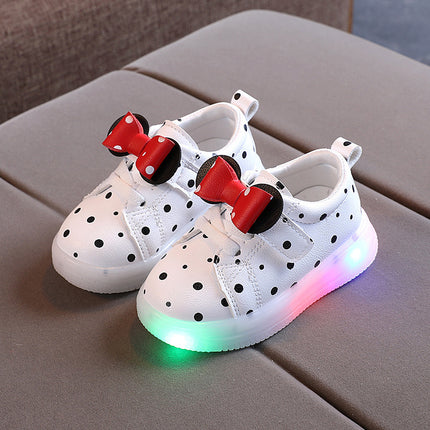 Girls' Casual Sneakers with Velcro Closure