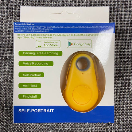 Water Drop Bluetooth-Compatible Anti-Lost Object Finder – Compact Key & Item Tracker