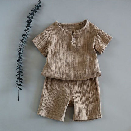 Children's Cotton Casual Two-Piece Suit