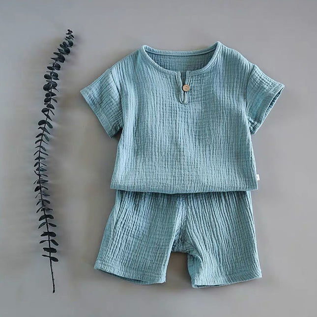 Children's Cotton Casual Two-Piece Suit