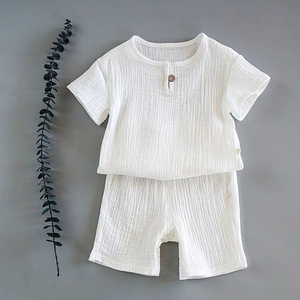 Children's Cotton Casual Two-Piece Suit