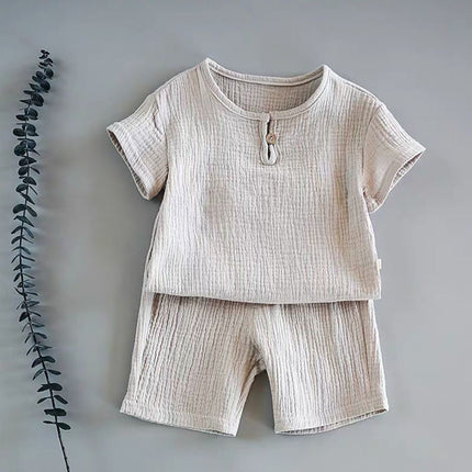 Children's Cotton Casual Two-Piece Suit