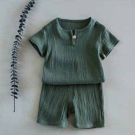 Children's Cotton Casual Two-Piece Suit
