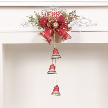 Pearlescent Christmas Bell Ornament – Decorative Hanging Bell for Christmas Trees