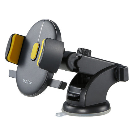 Car Phone Holder with Long Rod & Telescopic Arm – Suction Cup Dashboard Mount