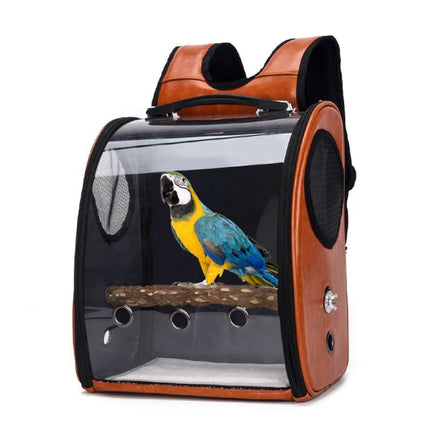 Foldable Porous & Breathable Parrot Travel Bag – Lightweight, Soft Carry Cage for Birds