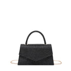 Street Trend PU Horizontal Square Handbag with Stitching Detail