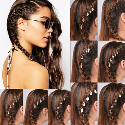 Mini Alloy Hair Clips Gutter Style for Styling & Sectioning